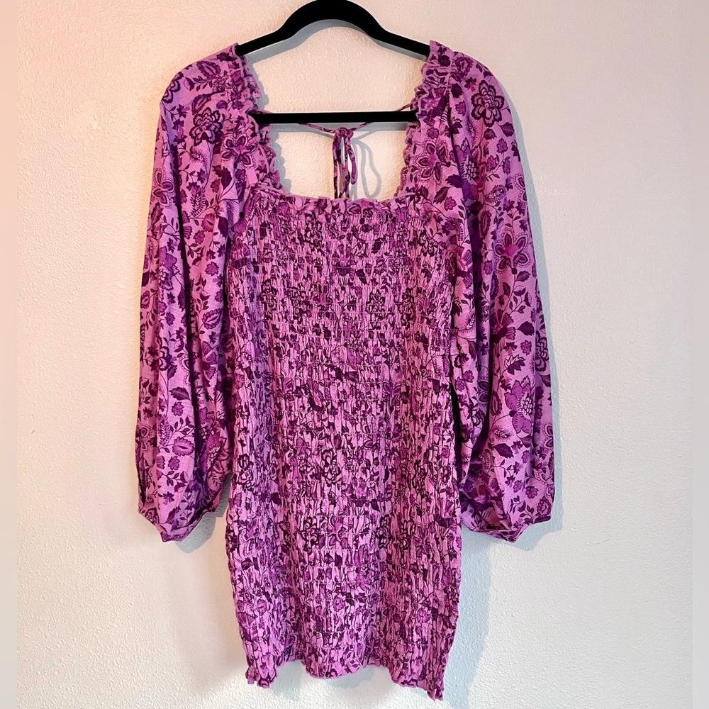 Free People Smock It To Me Mini Dress